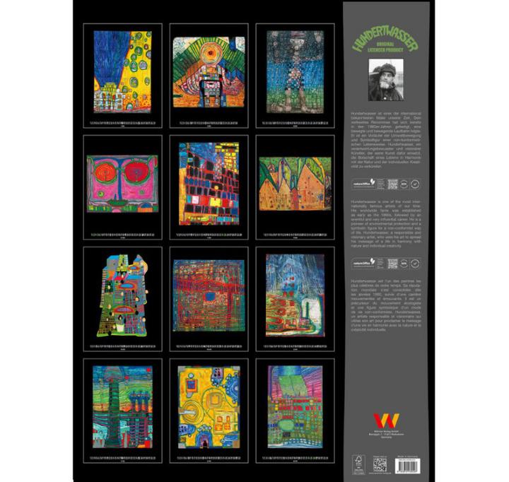 Produktbild Hundertwasser BILDKALENDER ART 49x65 (Harter Einband, Deutsch)