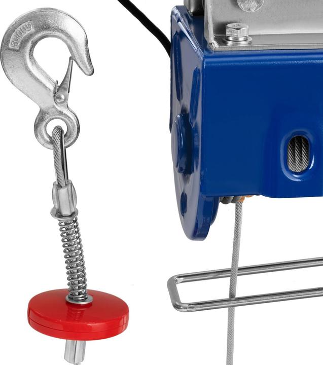 Produktbild MSW Laufkatze elektrisch Rollfahrwerk für Seilzüge Flanschbereich 68 - 110 mm 1600 W
