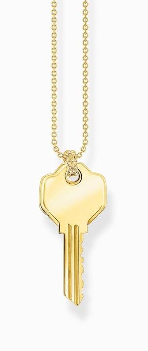 Immagine prodotto Thomas Sabo Collana chiave d'oro (Doratura in oro giallo 750, Argento 925, 40 - 45 cm)