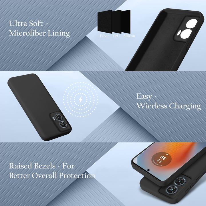 Produktbild Cadorabo Hülle für Motorola Moto Edge 50 Fusion im Liquid Case Design (Motorola Edge 50)