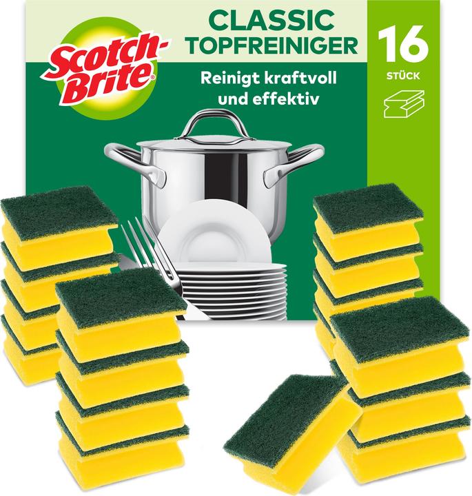 Image du produit Scotch-Brite Nettoyeur de pot Classic (16 pcs)
