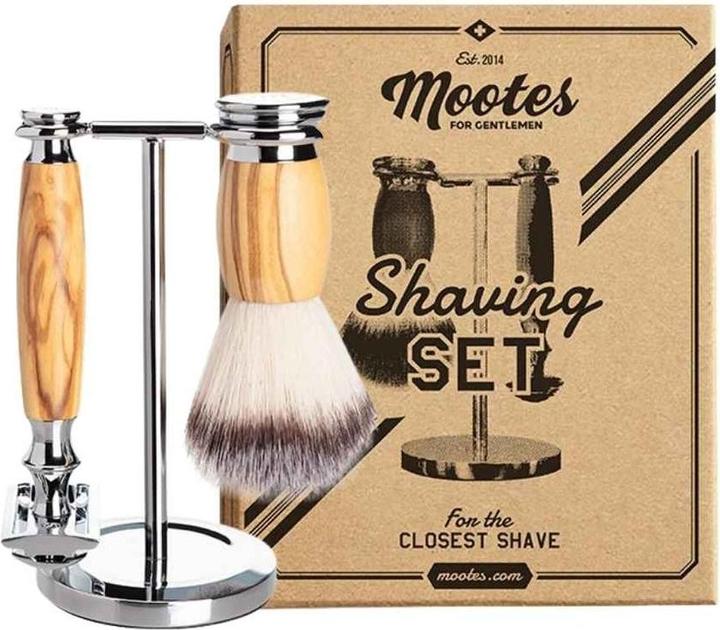 Produktbild Mootes Rasierhobel-Set Butterfly Olivenholz