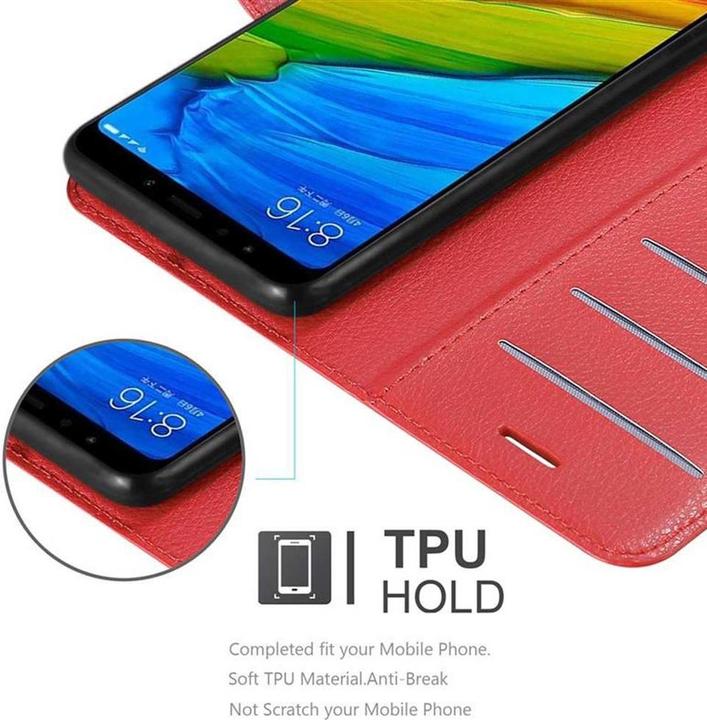 Produktbild Cadorabo Book mit Standfunktion Cover (Xiaomi Redmi Note 5)