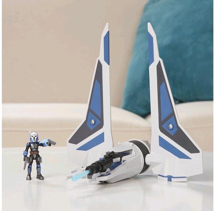 Produktbild Hasbro Mission Fleet Stellar Class Bo-Katan Gauntlet Sternenjäger Sternenjäger-Attacke 6 cm grosse