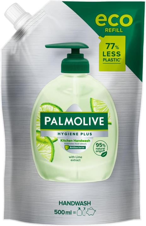 Palmolive Hygiene Plus Kitchen Nachfüllbeutel (Handseife Nachfüllpackung, 500 ml)
