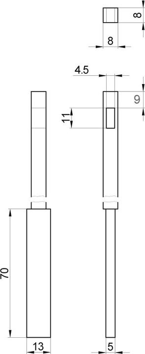 Actual product image MSL Rods for inlet lever edge ledgers 1808 (1 pcs.)
