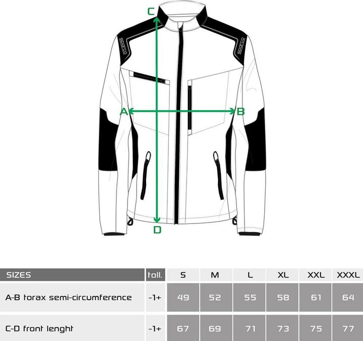 Produktbild Sparco Softshell Seattle (S)