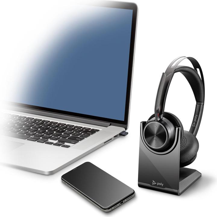 Actual product image Poly Voyager Focus 2 UC (Wireless, USB-A)