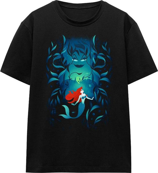 Immagine prodotto The Little Mermaid Maglietta Ursula e Ariel Adulto Unisex (M)