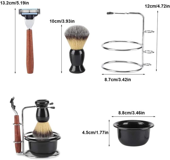 Actual product image Fdit 4-teiliges Rasierset