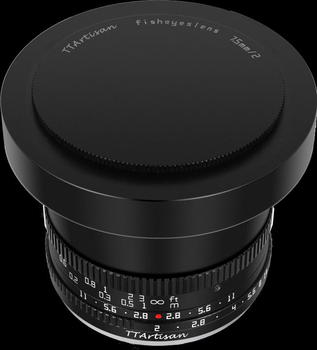 Actual product image TTArtisan 7.5 mm, f/2.0 (Sony E, APS-C / DX)