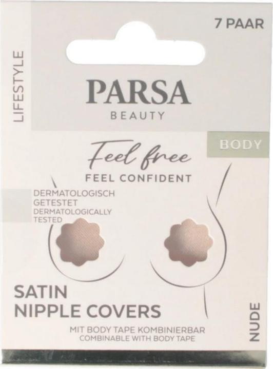 Produktbild Parsa Beauty Parsa - Satin Nipple Covers 7 pcs - Nude (7er Pack)
