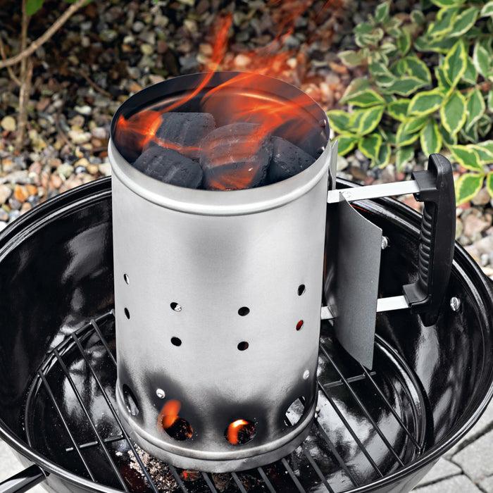 Actual product image Landmann Chimney starter Ø 16.5 x 27 cm, stainless steel/black