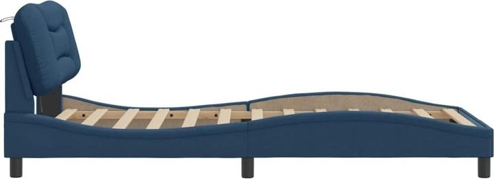 Produktbild VidaXL Bettgestell mit LED Stoff (100 x 200 cm)