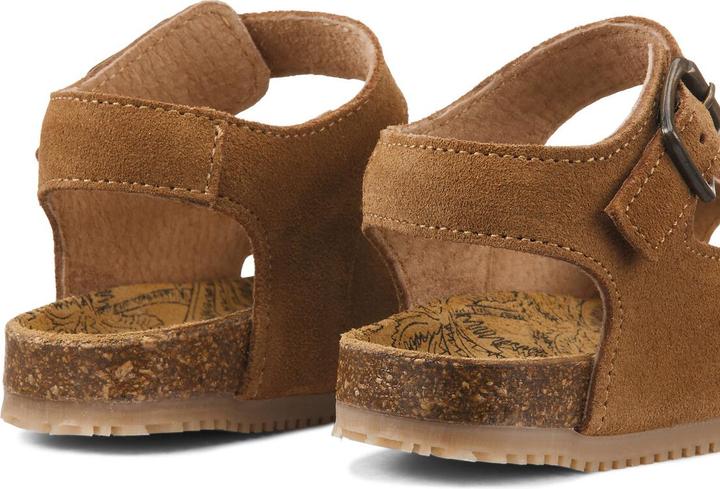 Actual product image La Redoute Collections Leather sandals with buckle (20)