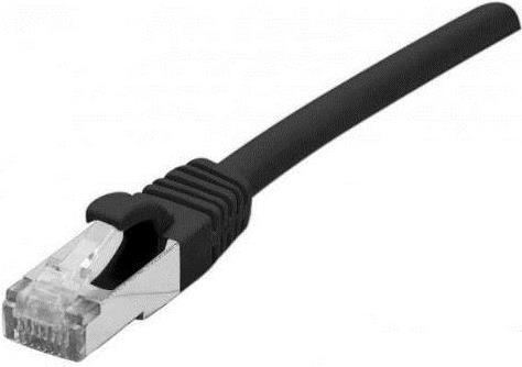 Immagine prodotto Exertis Connect Cavo patch CAT. 6, F/UTP, PoE, senza alogeni, nero, 15,0 m Cavo patch schermato con naso a scatto (F/UTP, CAT6, 15 m)