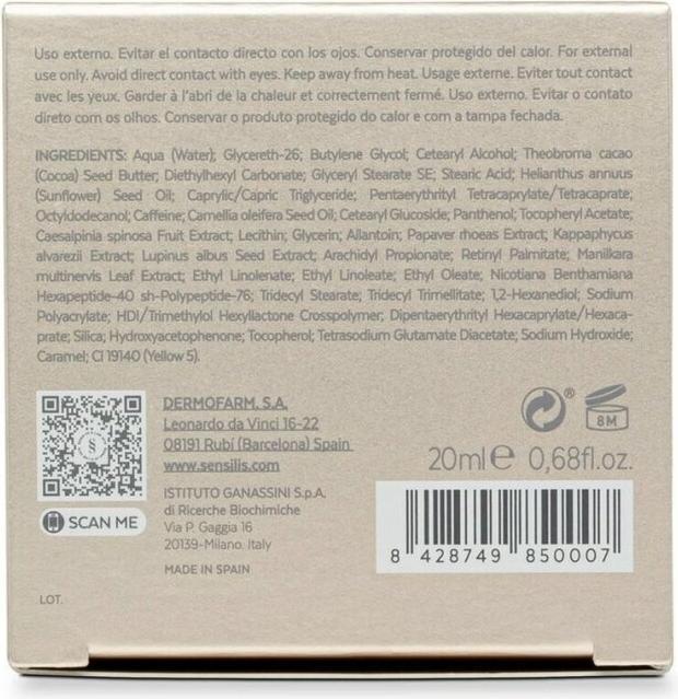 Image du produit Sensilis Eternalist A g e Contour des yeux Complexe anti-rides revitalisant 20ml (20 ml, Journée)