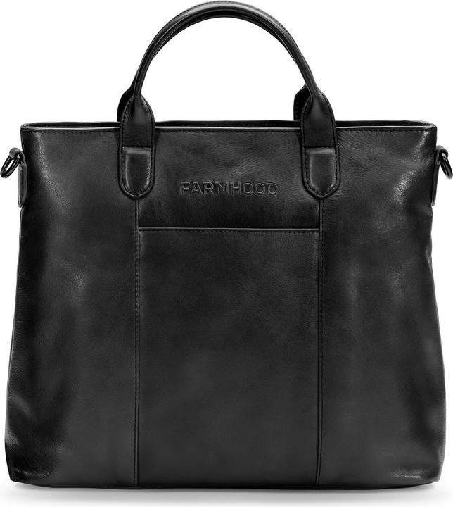 Farmhood Memphis Handtasche Leder 37 cm Laptopfach