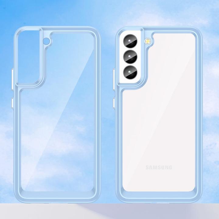 Actual product image Hurtel Outer Space Case for Samsung Galaxy S23 cover with a flexible frame blue (Samsung Galaxy S23)