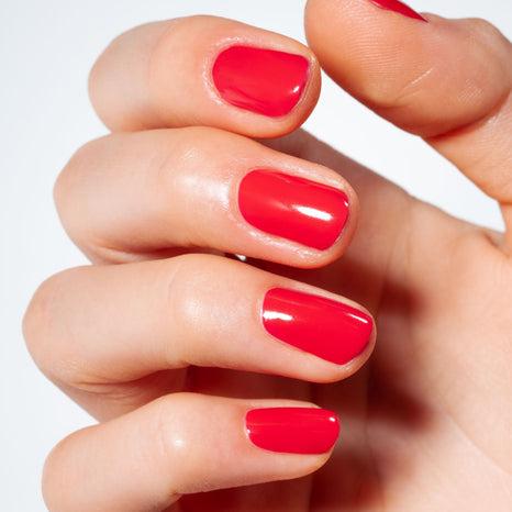 Actual product image Mesauda Top Notch Iconic 217 Madder Lake Semi-Permanent Nail Polish 14ml (217 Madder Lake, Top coat)