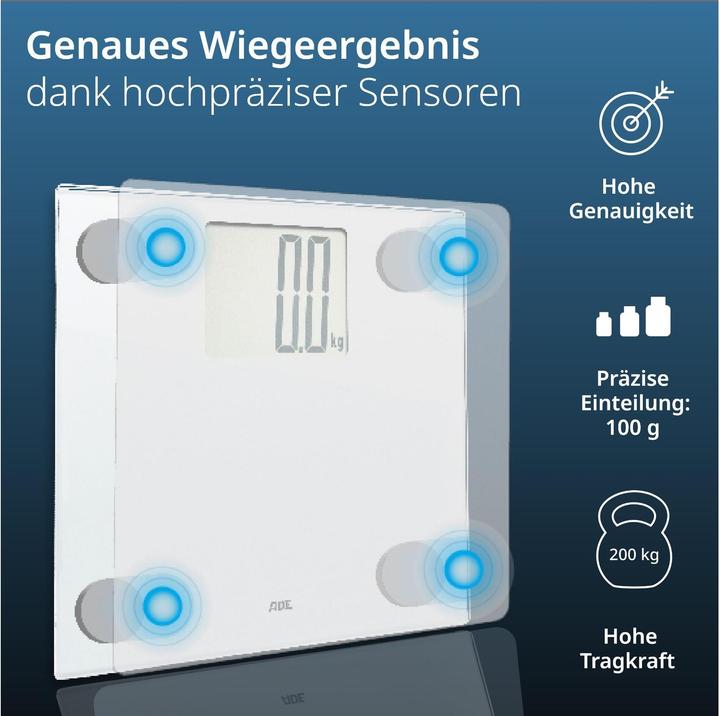 Actual product image ADE Digital personal scale (200 kg)