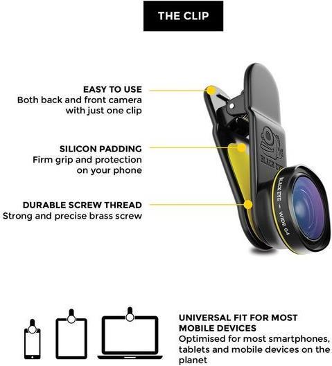 Actual product image Black Eye Travel Kit G4 Lens