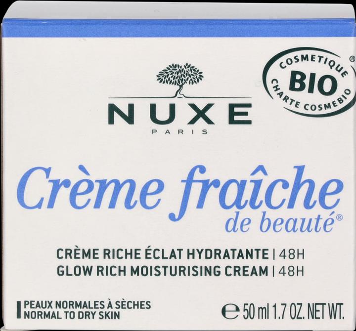 Image du produit Nuxe Crème Fraiche De Beauté Riche Hydratante BIO 50 ml (50 ml, Crème de jour)