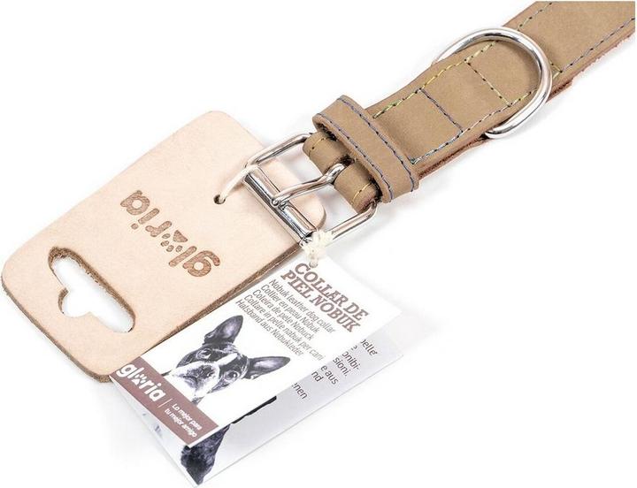 Immagine prodotto Gloria Collare per cani Oasis 65 cm Bianco (65 x 3 cm) (Pelle nabuk, 65 cm)