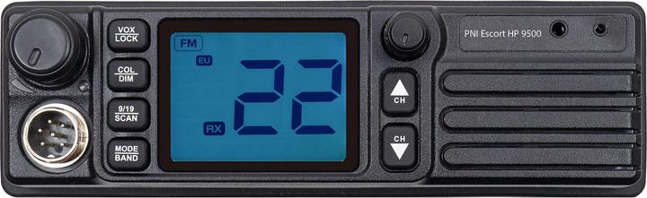 Immagine prodotto PNI Radio CB Escort HP 9500 Multistandard, altoparlante anteriore, ASQ, VOX, Scan, 4W, AM-FM