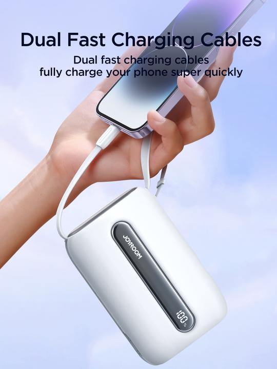 Image du produit Joyroom PowerBank JR-L012 Plus 22.5W 20000mAh (blanc) (20000 mAh, 22.50 W)