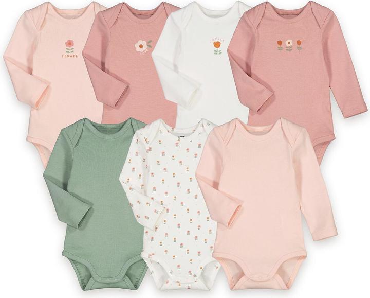 Produktbild La Redoute Collections 7er-Pack Bodys mit langen Ärmeln (74)