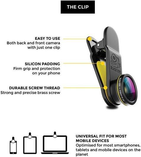 Produktbild Black Eye 3in1 Combo Kit G4 Objektiv