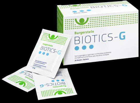 Actual product image Burgerstein Biotics-G (30 Piece, Sachet, 75 g)
