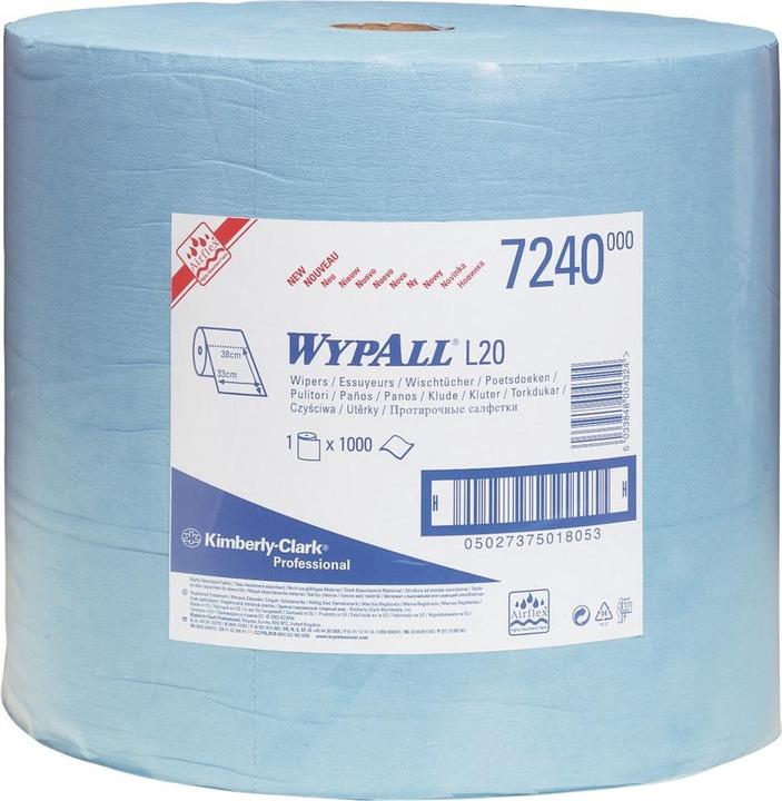 Produktbild Wypall Putztuch L10 EXTRA 7200 L380xB240ca. mm blau 1-lagig (1 x)