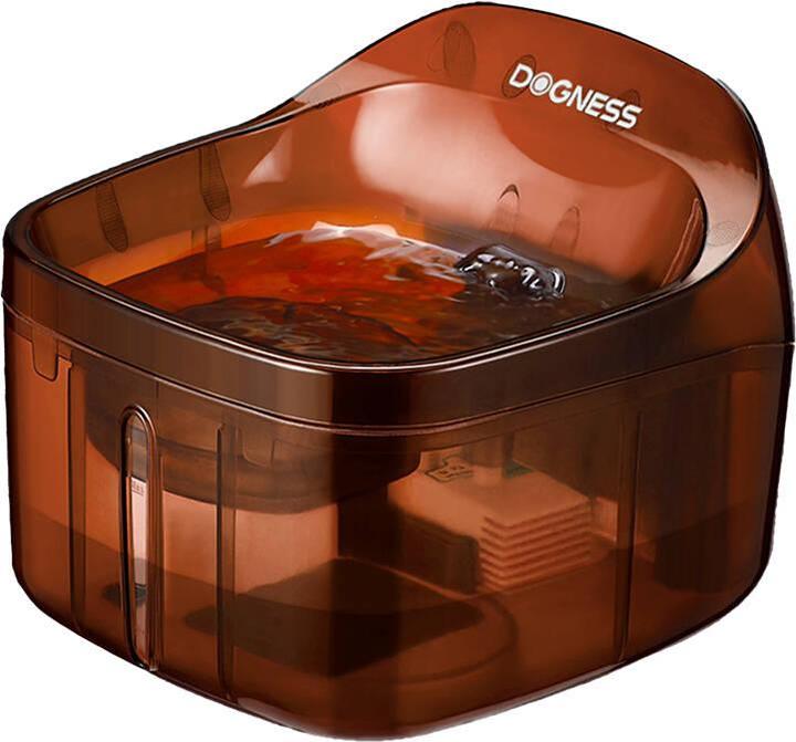 Dogness Fontana d'acqua per animali domestici D01 2l (marrone) (2 l)