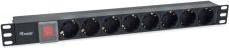 Image du produit equip Bâti de prises 1U8x IEC C14 commut. sw