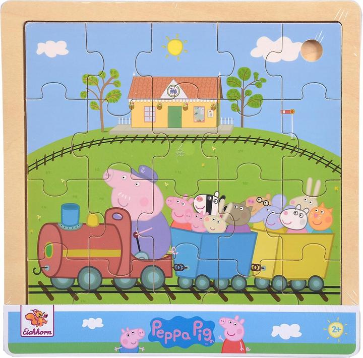 Produktbild Eichhorn Peppa Pig, Einlegepuzzle, 3-sort. (20 Teile)