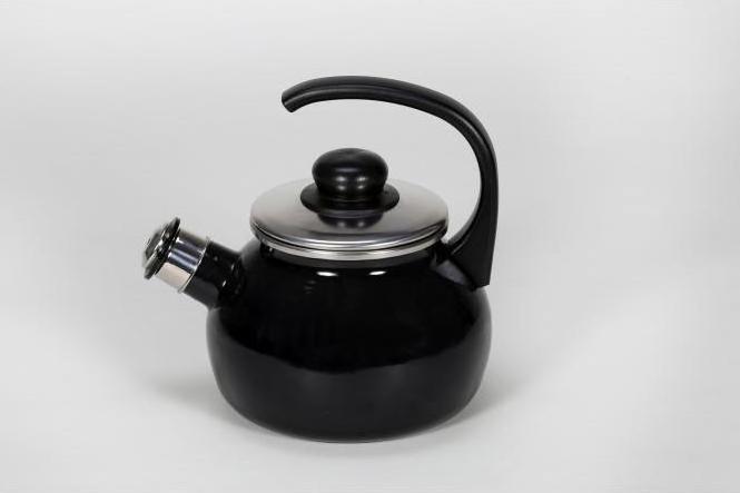 Image du produit Krüger Bouilloire à flûte Triest 2 l Ø18cm émaillée (2 l)