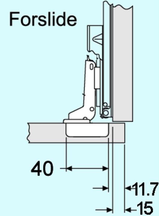 Accuride Türflügelbefestigungs-Set 1432