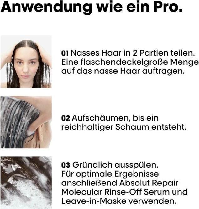 Image du produit L'Oréal Professionnel Absolut Repair Moléculaire (500 ml, Shampoing liquide)