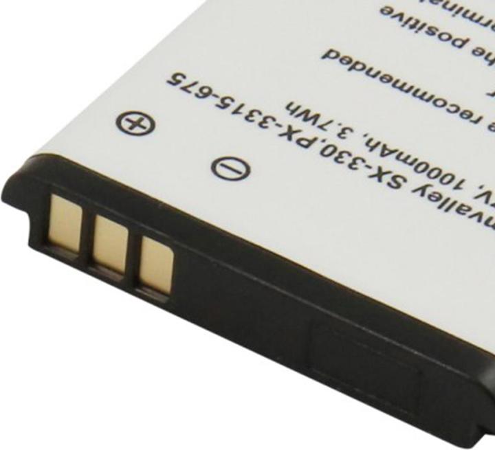 Produktbild Avizar Li-Ion Akku 3.7V 1000mAh Simvalley SX-330