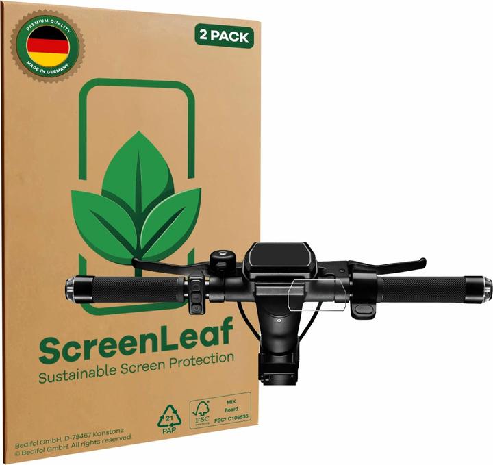 Actual product image ScreenLeaf Screen Protector sustainable Screen Protection, clear, anti-scratch