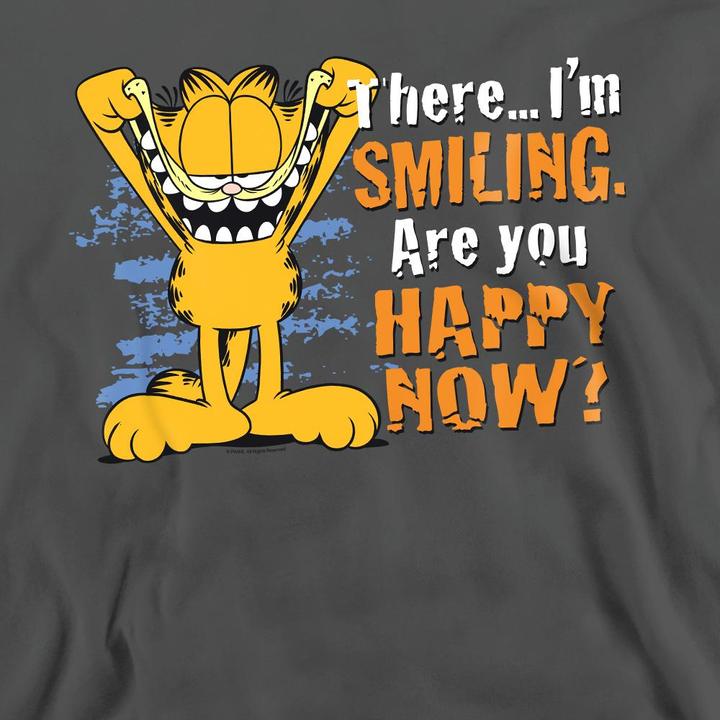 Immagine prodotto Garfield Smiling Felpa Adulto Unisex (L)