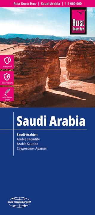 Image du produit Carte de l'Arabie saoudite / Saudi Arabia (1:1.800.000)