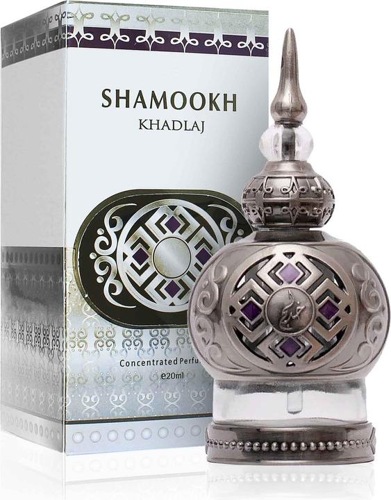 Immagine prodotto Khadlaj Shamookh Silver - profumo e profumo di cioccolato - Volume: 20 ml (Eau de parfum, 20 ml)