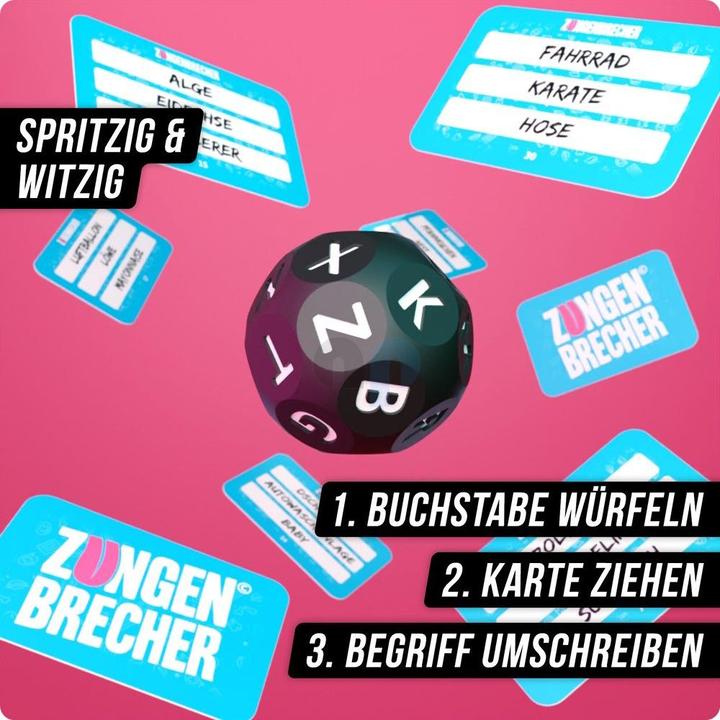 Actual product image Denkriesen Tongue twisters - "out with the language" (German)