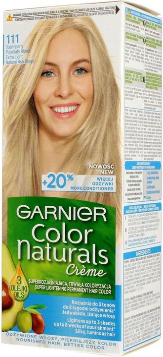 Actual product image Garnier Color Naturals Colour cream no. 111 Super-light Ash Blonde (111 Super-light Ash Blonde)