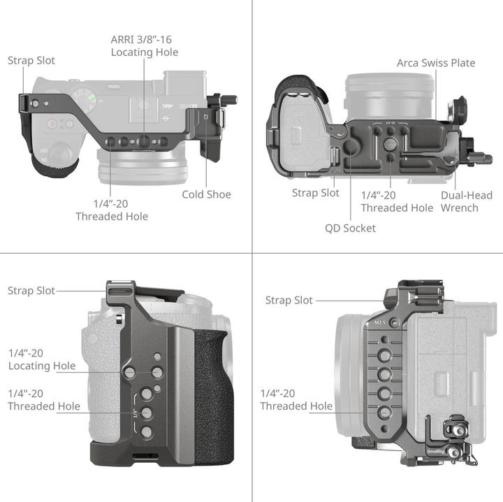 Produktbild SmallRig HawkLock Quick Release Cage Kit (Cage Zubehör, Cage)
