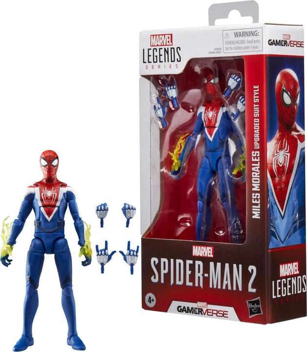 Actual product image Hasbro Spider-Man 2 Marvel Legends Gamerverse Actionfigur Miles Morales (Upgraded Suit Style) 15 cm