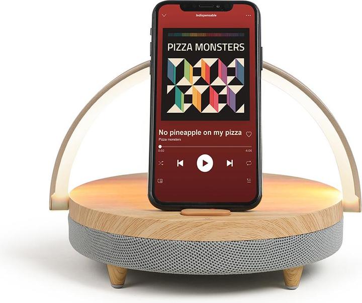 Immagine prodotto Livoo Altoparlante a LED con caricatore wireless (4 h)